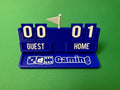 3D6 Gaming Scoreboard - Blue