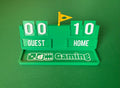 3D6 Tabletop Gaming Scoreboard - Green