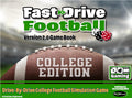 Fast Drive Football College Game Book