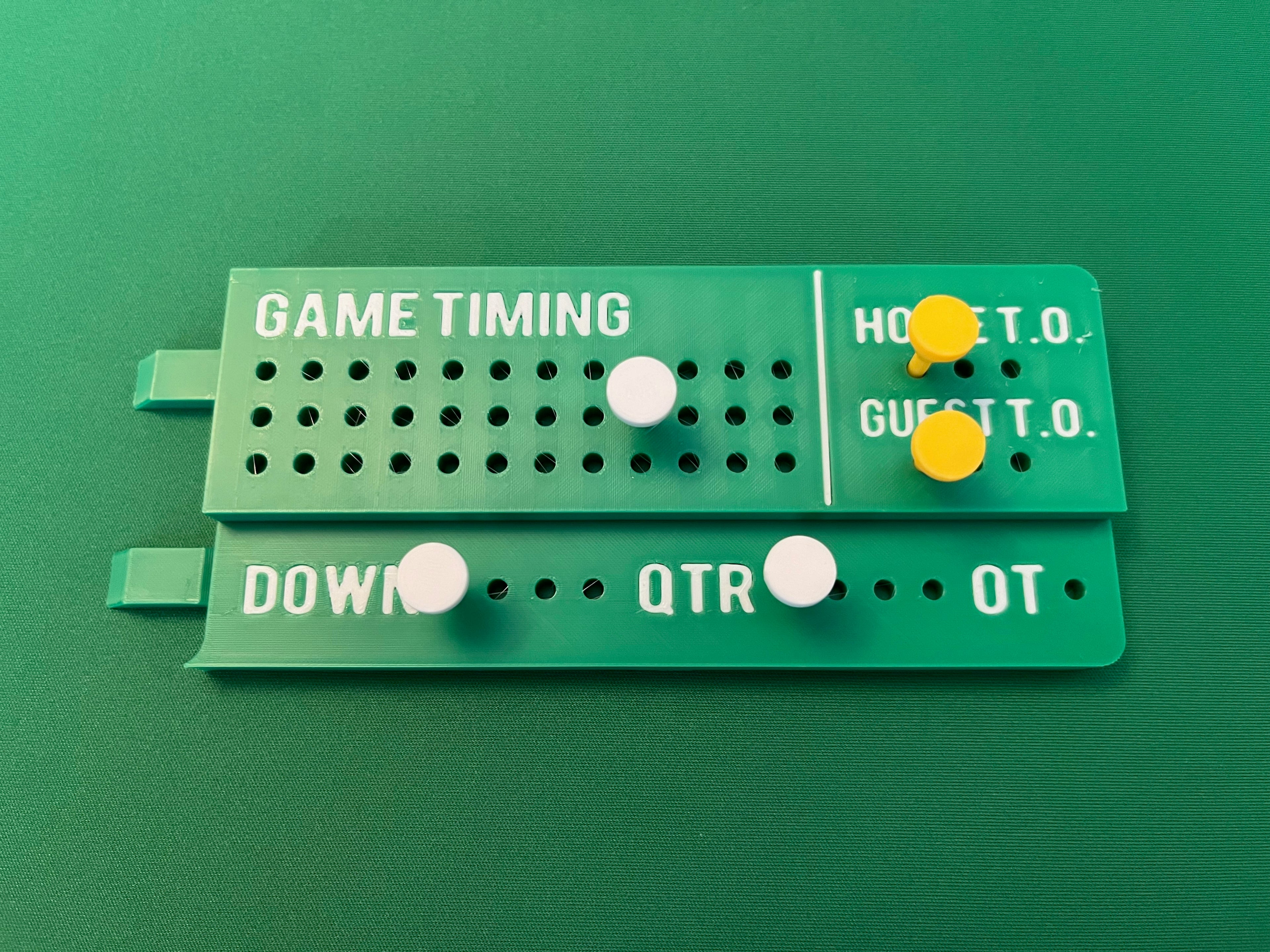 Football Scoreboard Timing Accessory - Plays Per Quarter