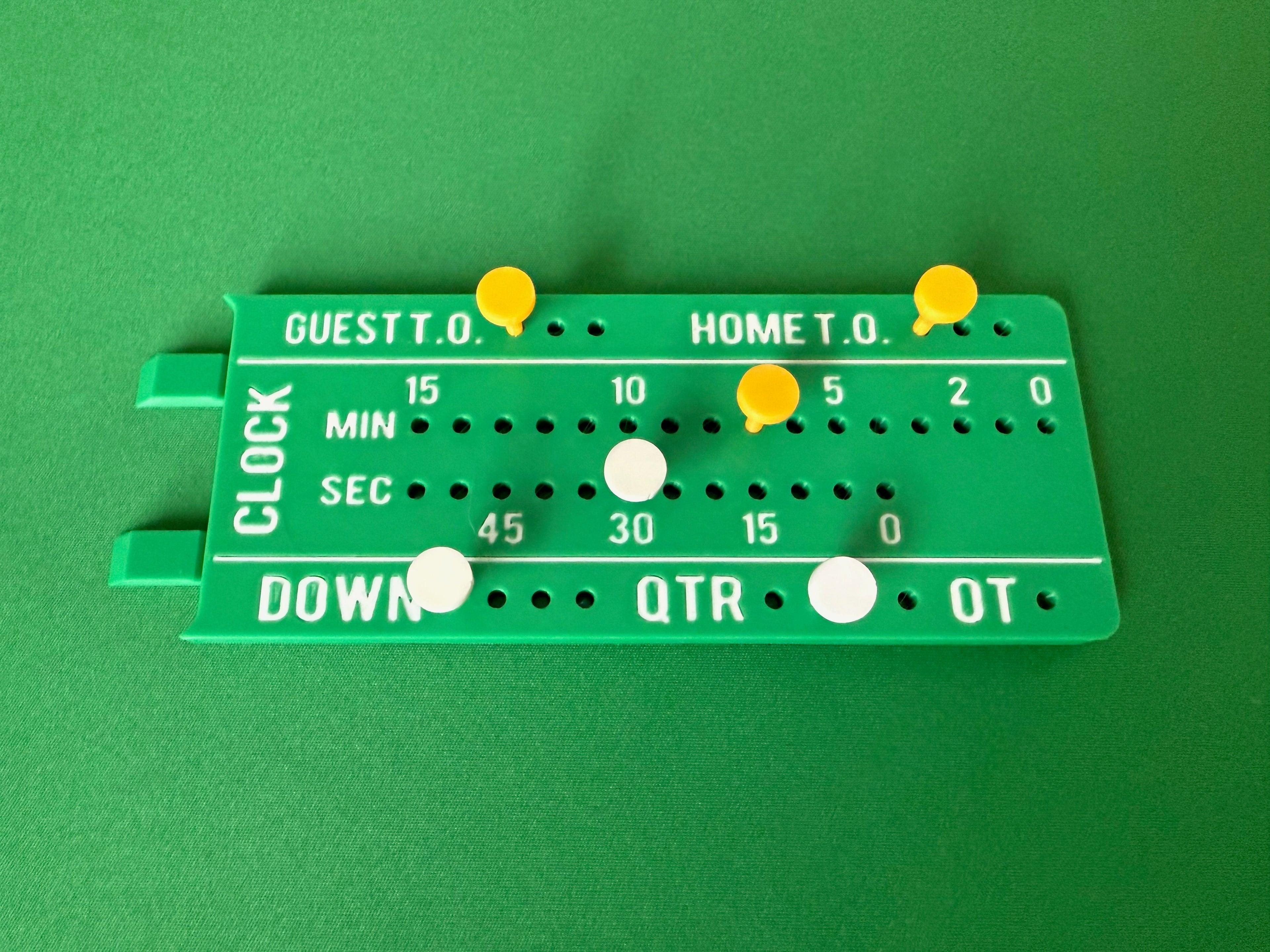 Football Scoreboard Timing Accessory - 15 Second Labels