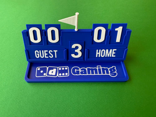 3D6 Gaming Scoreboard - Blue