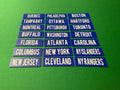 Scoreboard Nameplates for NHL Eastern Conf. Cities